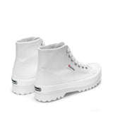 Superga 2341 Alpina Sneakers - White. Back view.