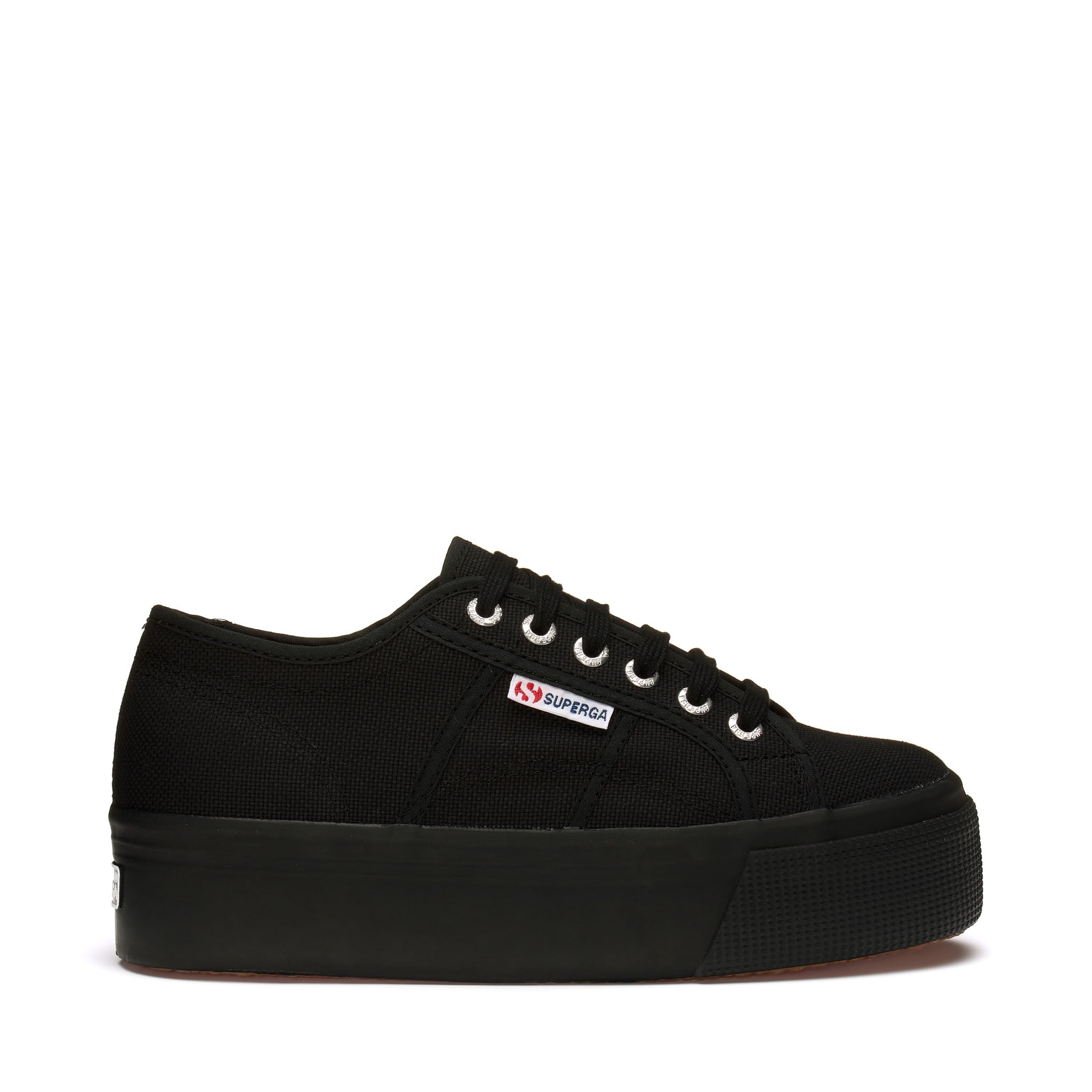 SUPER　VIRAGE 105 SC - BLACK / RBM2610 Le Superga Unisex 2750 TUMBLED LEATHER Sneaker NEGRO