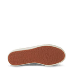 Superga 2790 Platform Sneakers - Beige Natural Avorio. Bottom view.