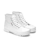 Superga 2341 Alpina Sneakers - White. Front view.