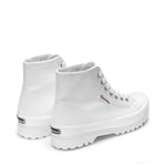 Superga 2341 Alpina Sneakers - White. Back view.